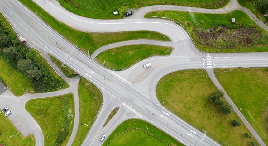 Veikryss i Meråker Foto Gorm Kallestad NTB Veikryss i Meråker Foto Gorm Kallestad NTB