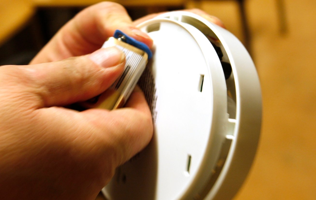 Røykvarsler foto Knut Falch NTB 